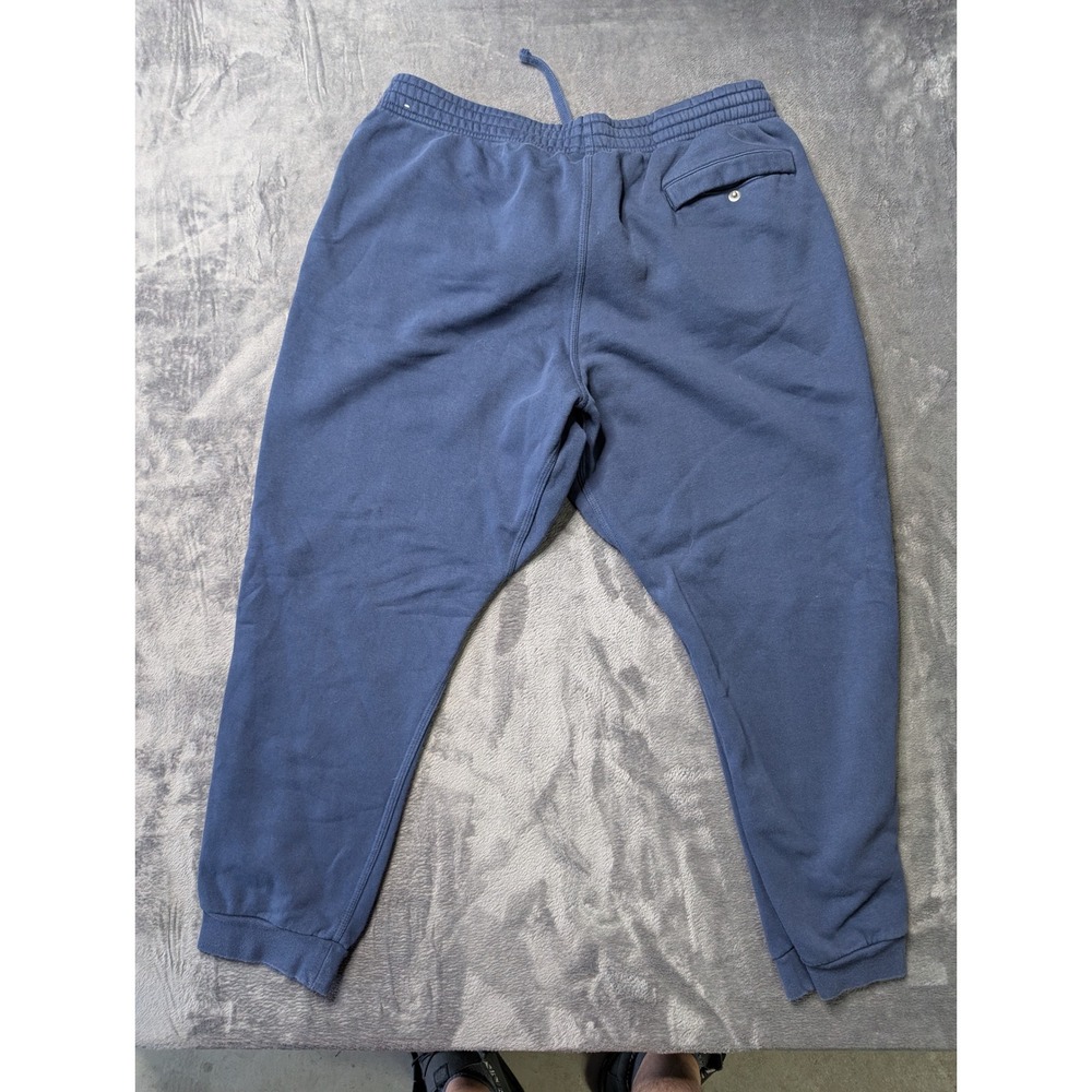 Nike Mens Club Fleece Jogger Sweatpants Blue XXL Embroidered Swoosh Pockets - Picture 7 of 7